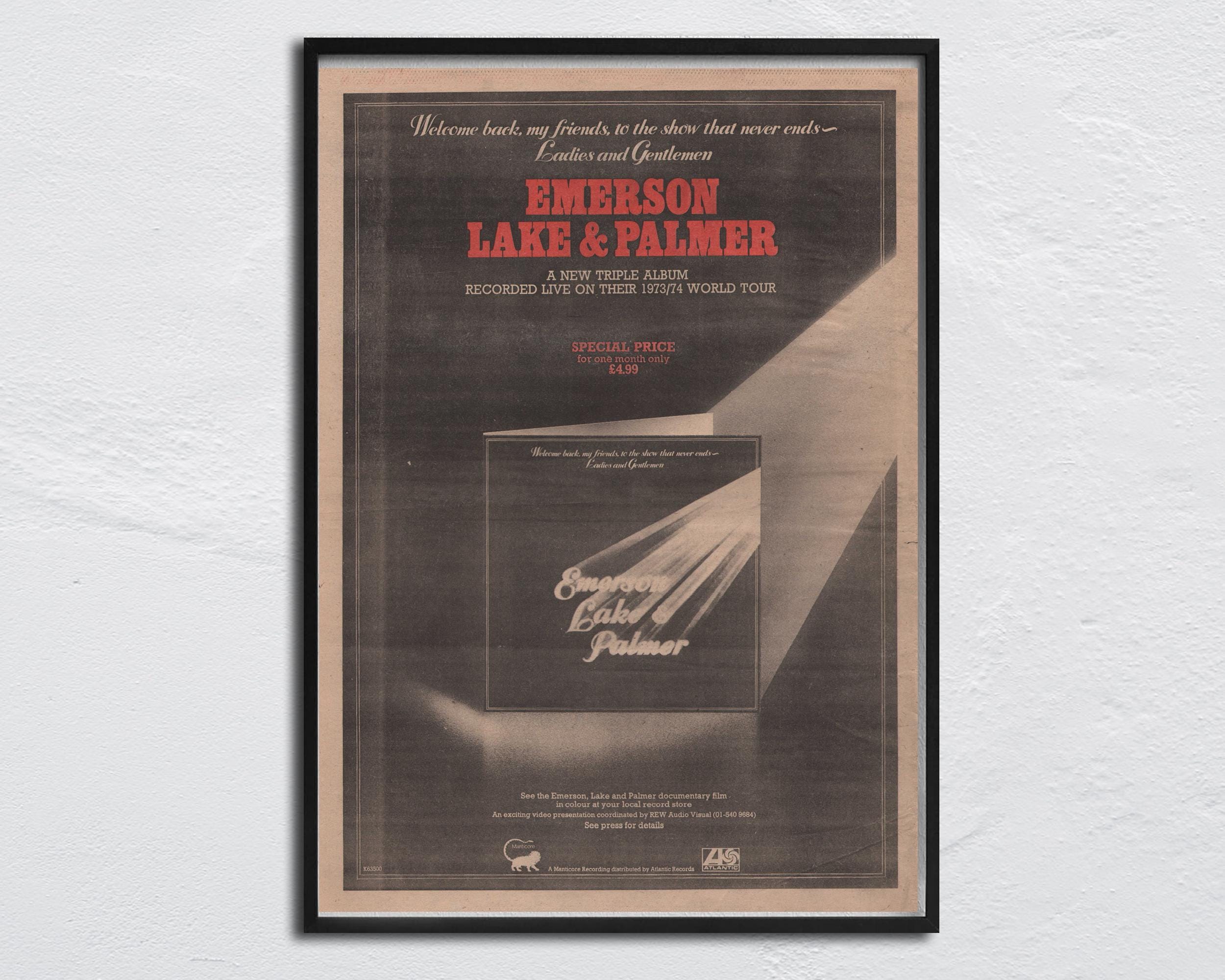 Emerson Lake Palmer Poster - Etsy