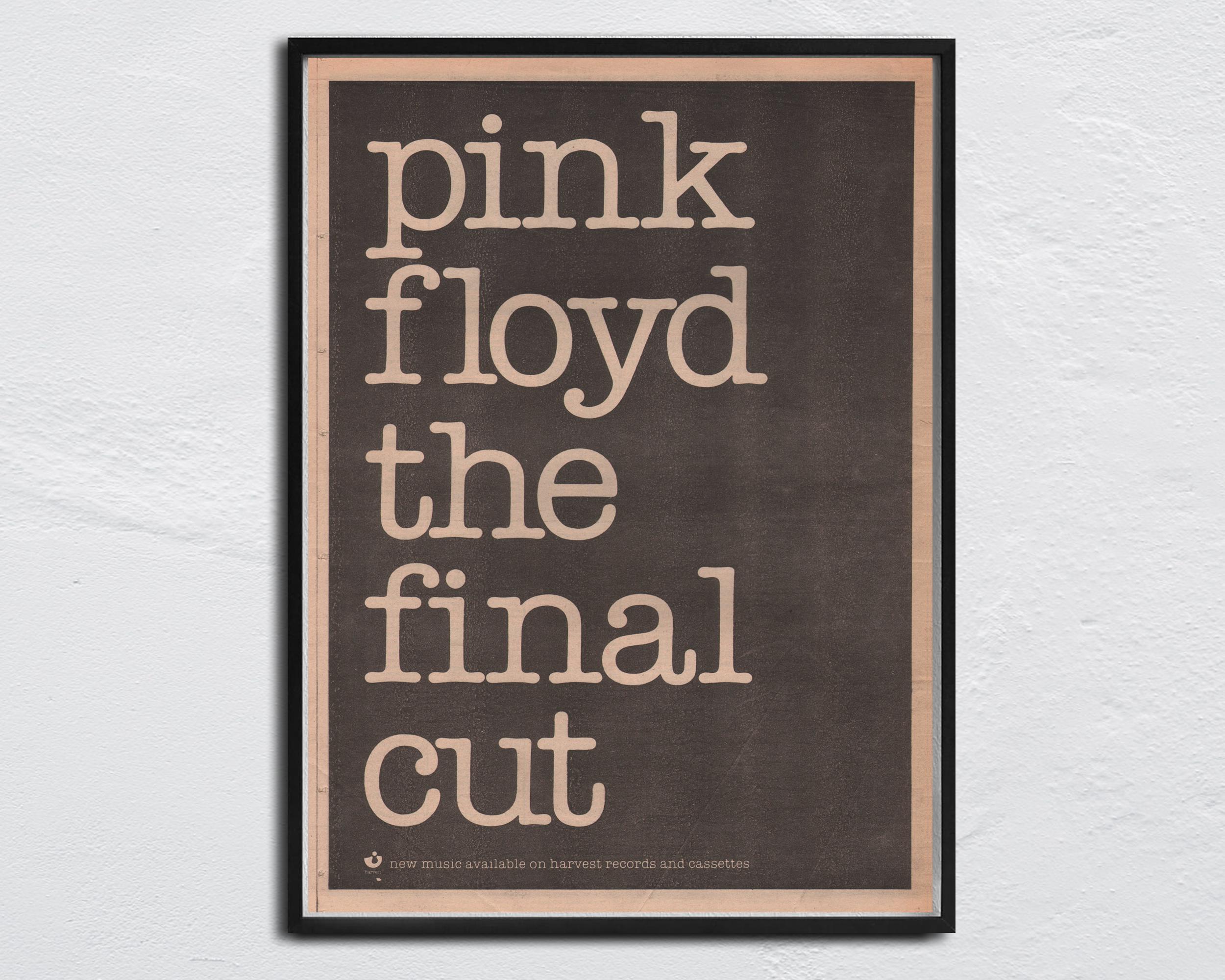 Pink Floyd Final Cut - Etsy
