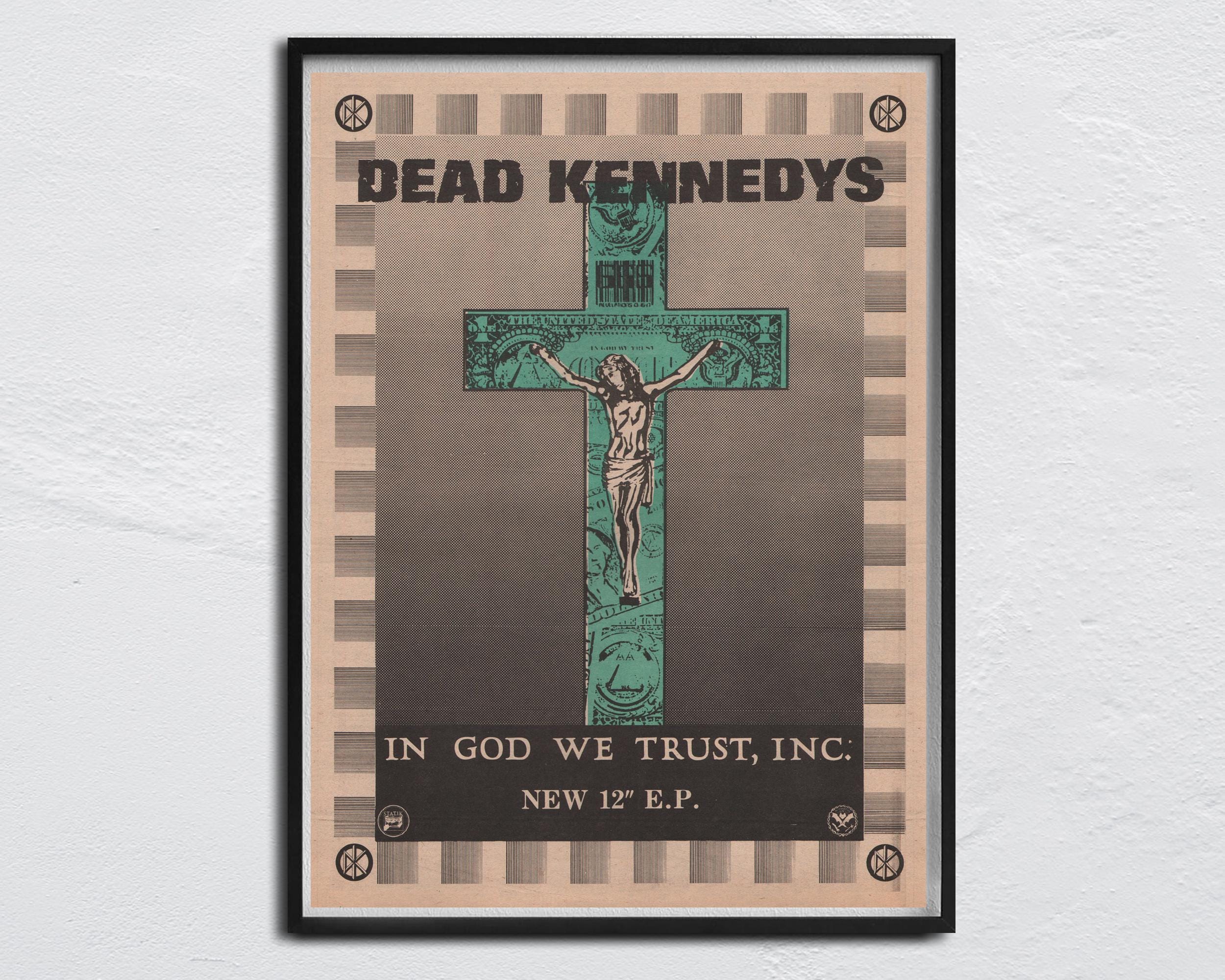 DEAD KENNEDYS Poster - 1981 Original NME - in God We Trust, Inc