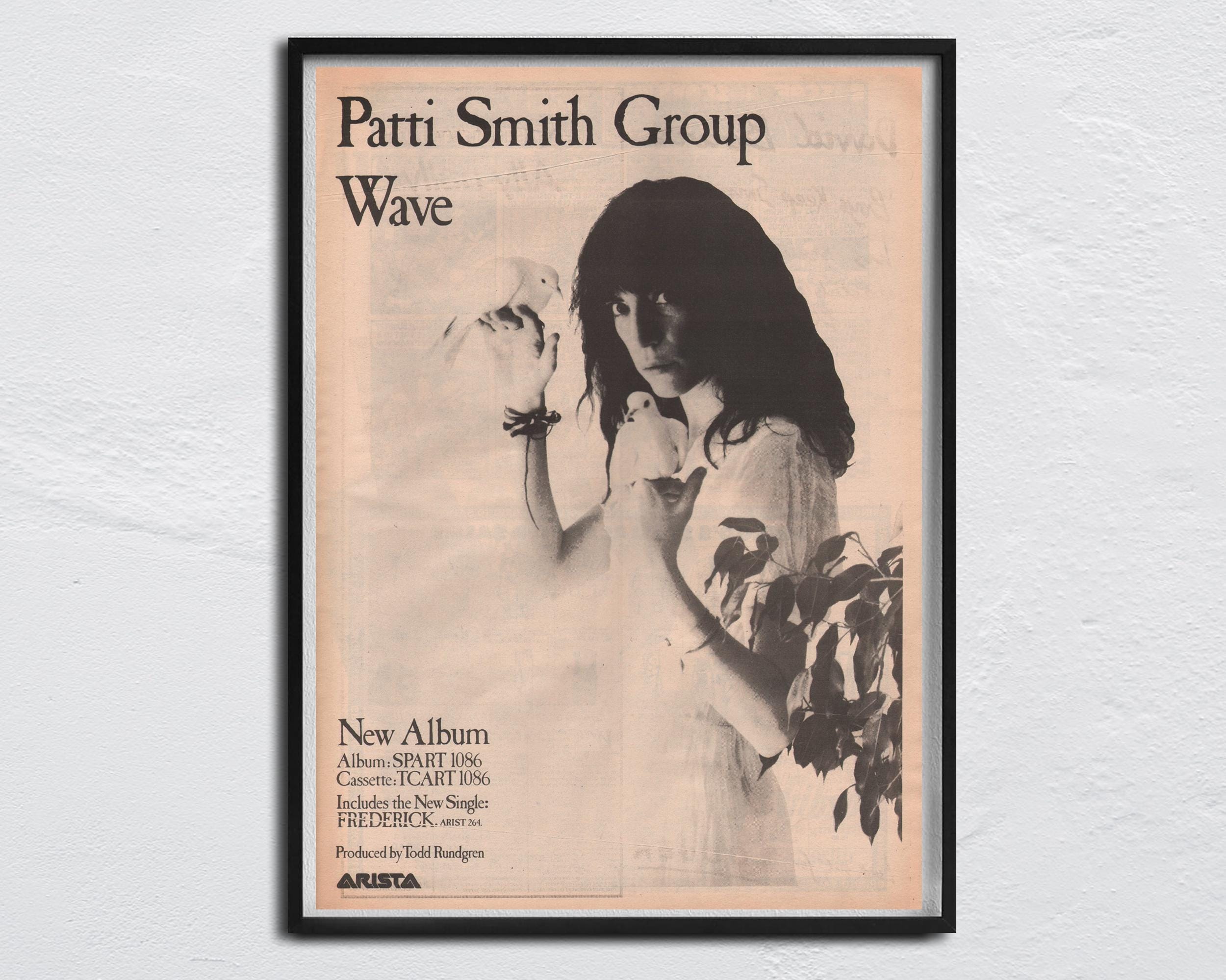 PATTI SMITH Poster - 1979 Original NME - Wave / Frederick - Etsy