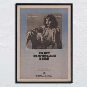 PETER FRAMPTON Poster - 1977 original NME - Im in you