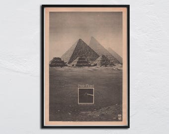 Pink Floyd - 1973 Poster original SOUNDS - Dark Side of the Moon - Roger Waters Richard Wright David Gilmour