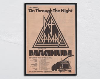 デフ・レパード バンド直筆サイン入り写真 X5 – ジョー・エリオット