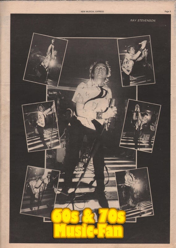 セックス・ピストルズのポスター - 1977年オリジナルNME