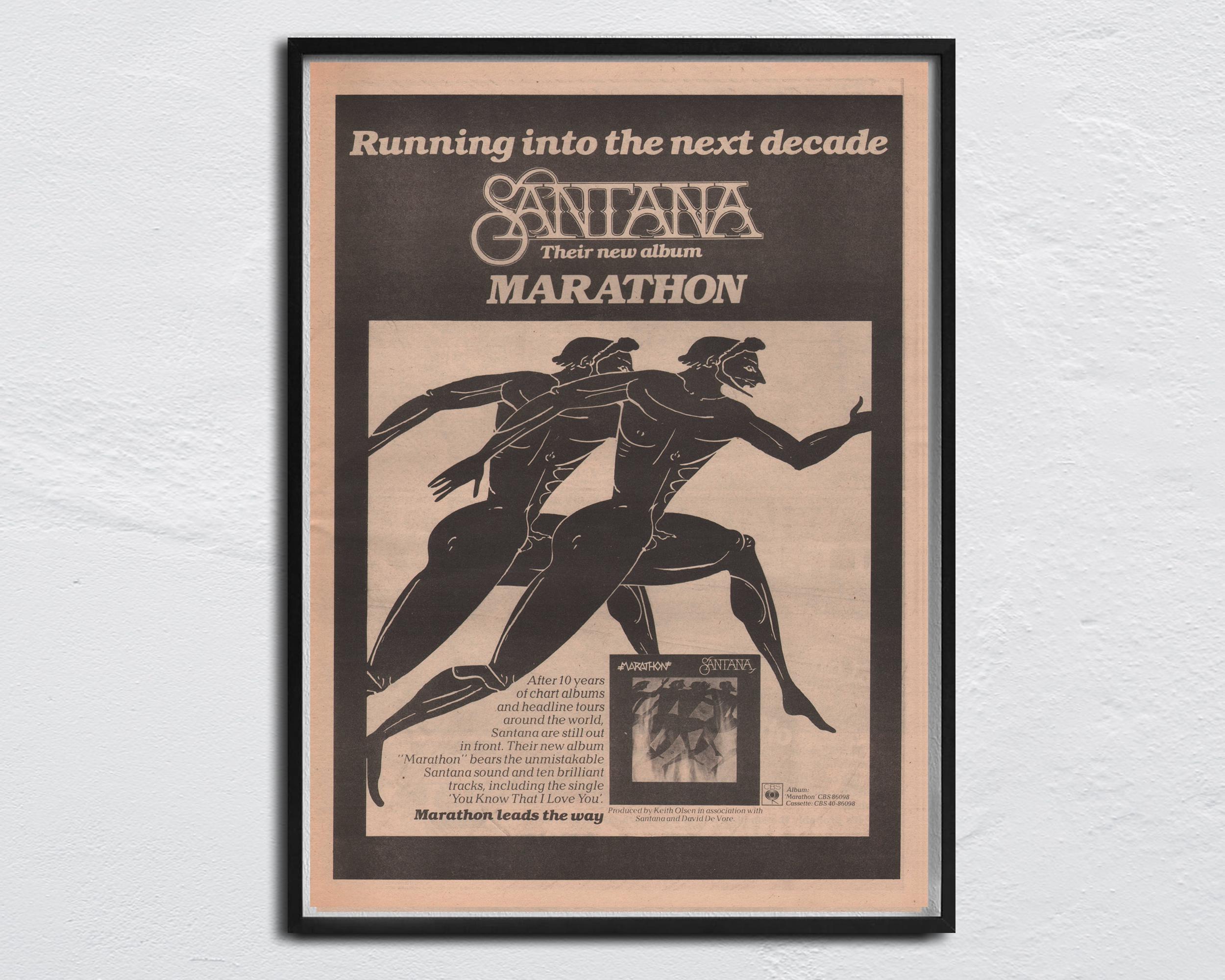 Santana poster - Etsy 日本
