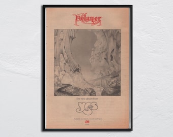 Signed Yes Relayer Album: Autographed by Anderson, Howe, Moraz