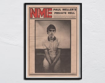 THE JAM - 1979 poster originele NME - Paul Wellers private hell - Paul Weller, Bruce Foxton, Rick Buckler - (Mod, Punk, Style Council)