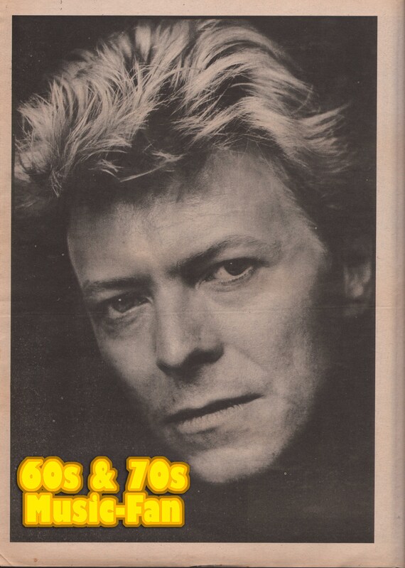 DAVID BOWIE Poster 1983 Original NME - Anton Corbijn - Etsy