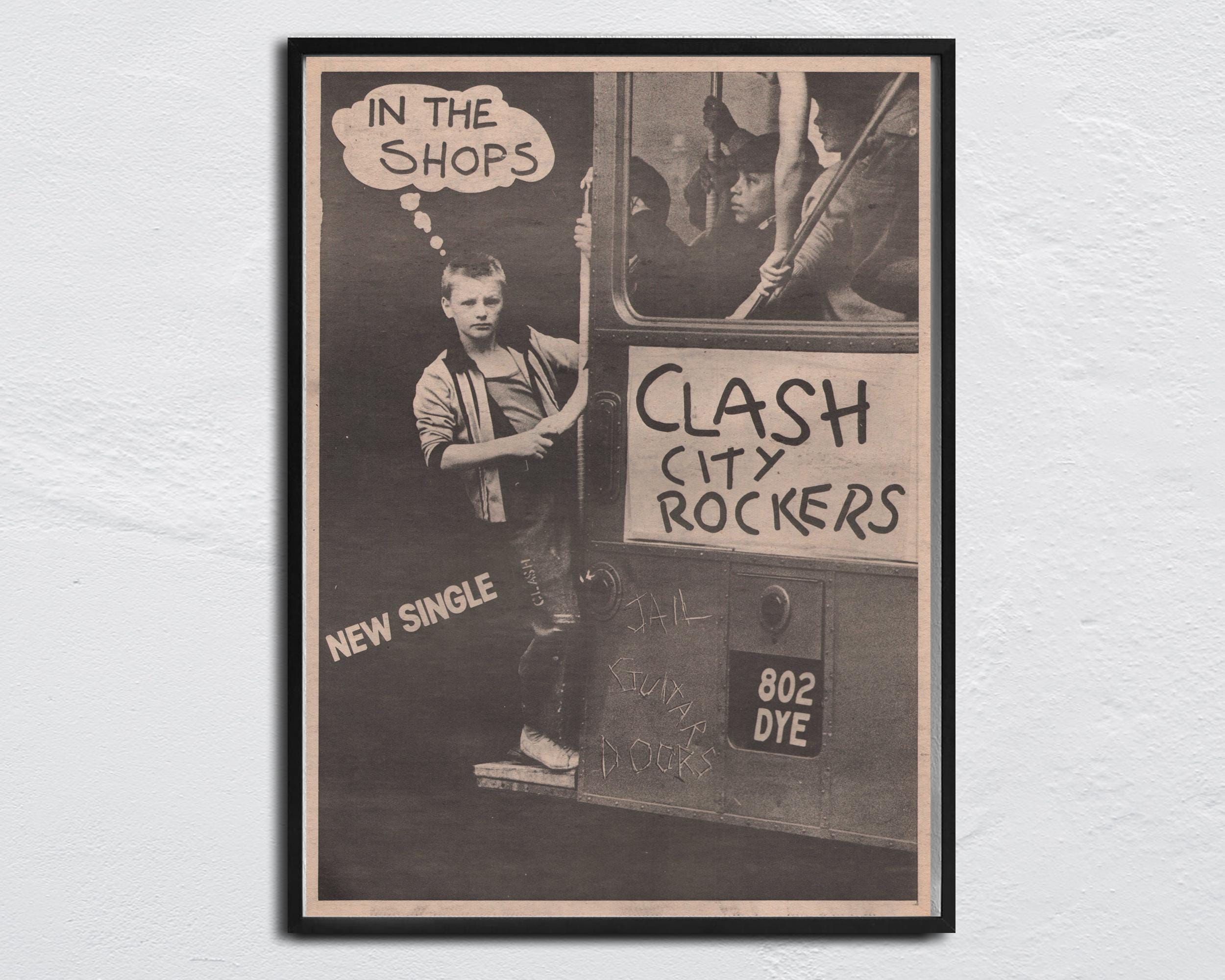 ザ・クラッシュ ポスター ジョーストラマー セックスピストルズ モッズ