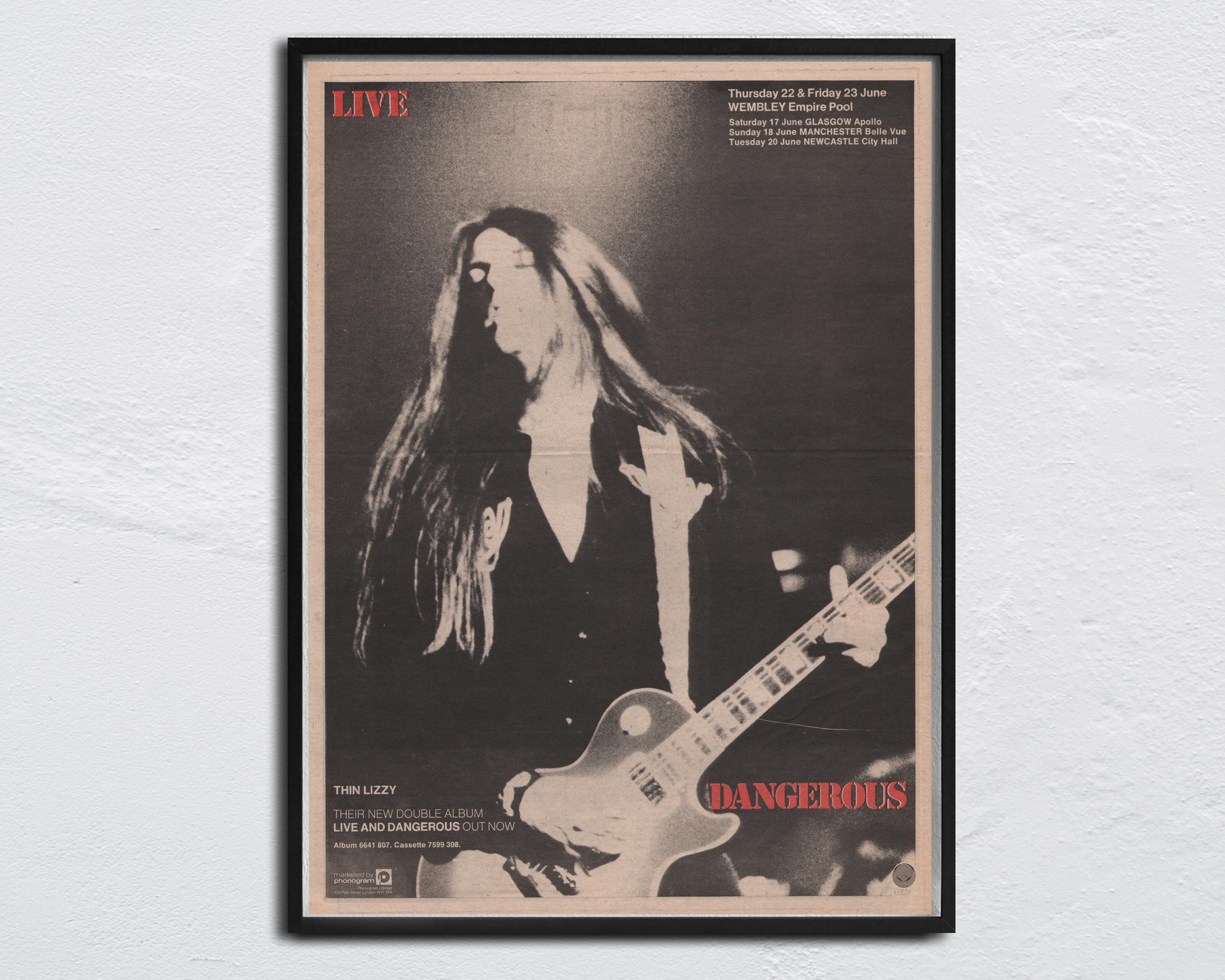 Thin Lizzy Poster - Etsy