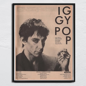 Iggy pop poster - Etsy 日本