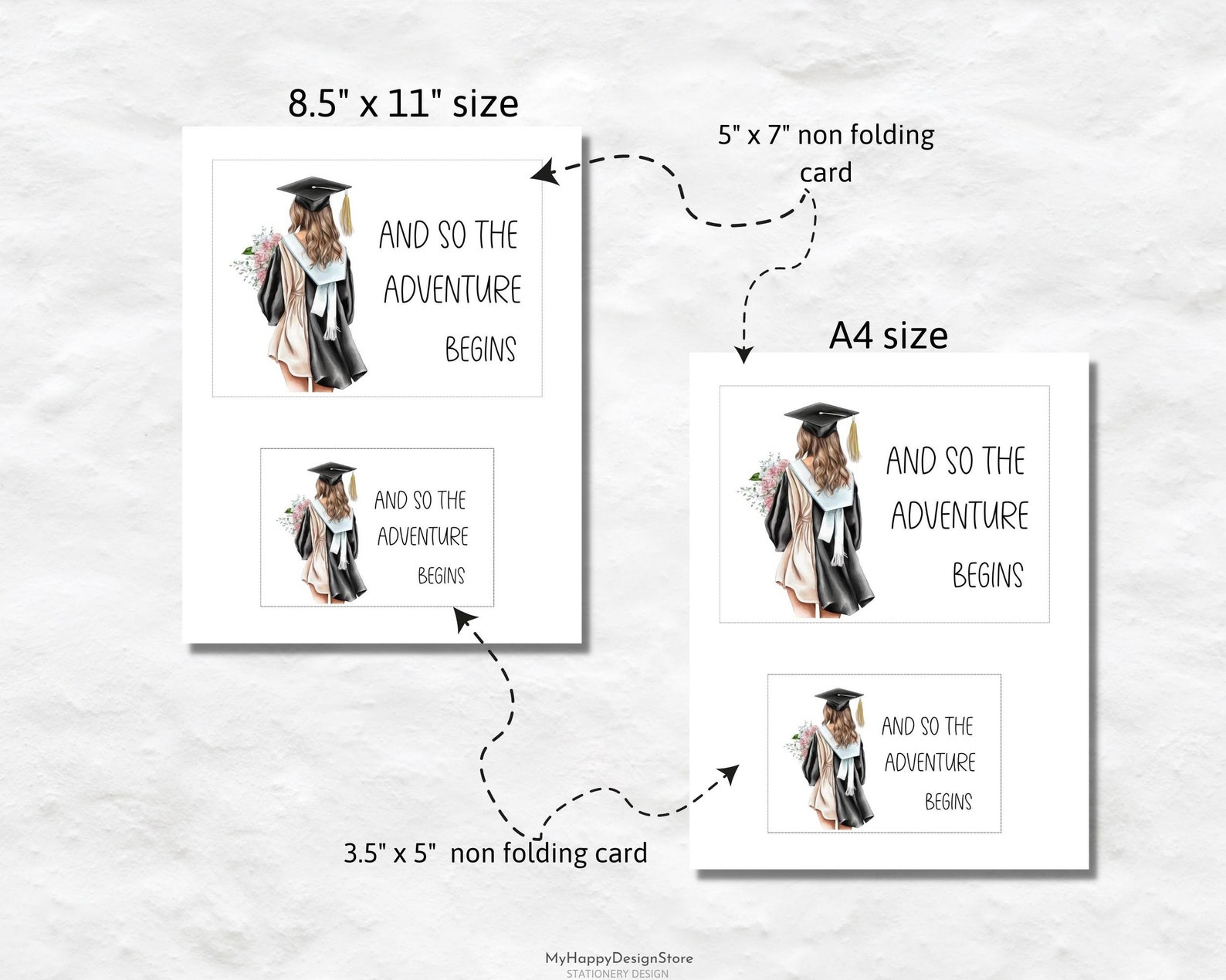 Printable Graduation Card Custom Graduation Card Personalized