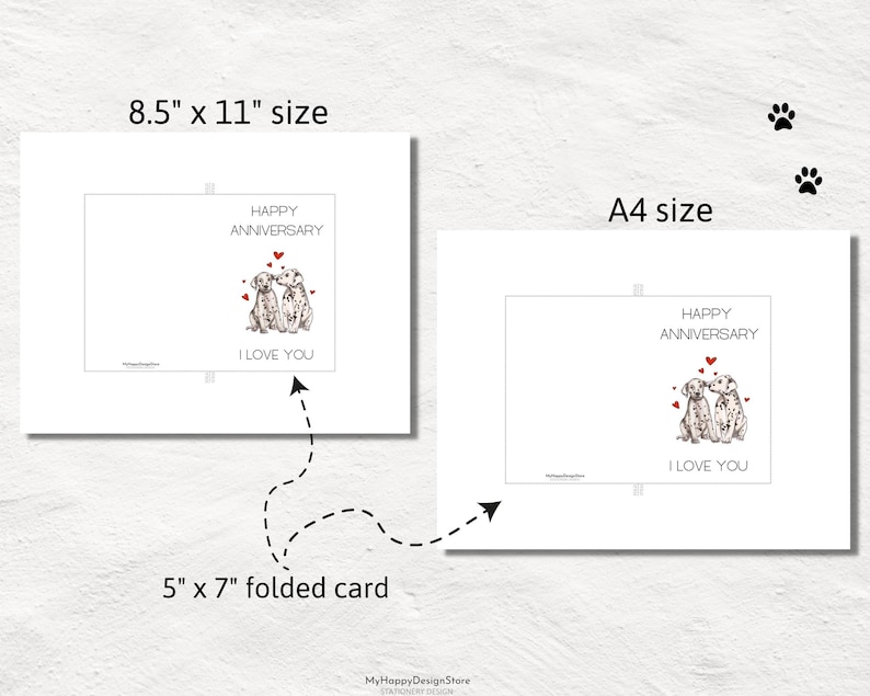 Printable Anniversary Card Funny Dog Anniversary Card for - Etsy