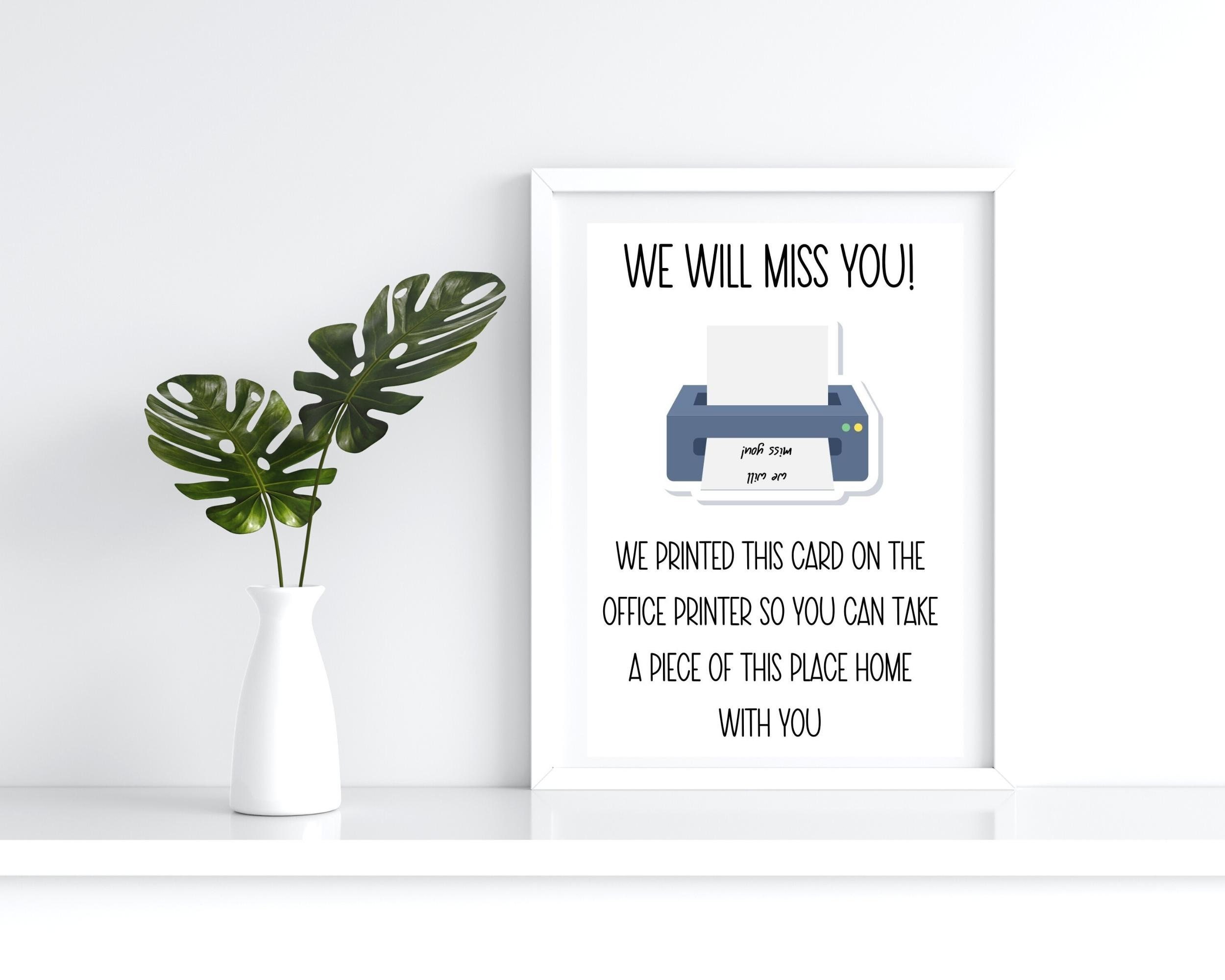 Printable Going Away Card for Coworker or Boss Funny Going Away Gift Printable Going Away Card for Coworker or Boss Funny Going Away Gift