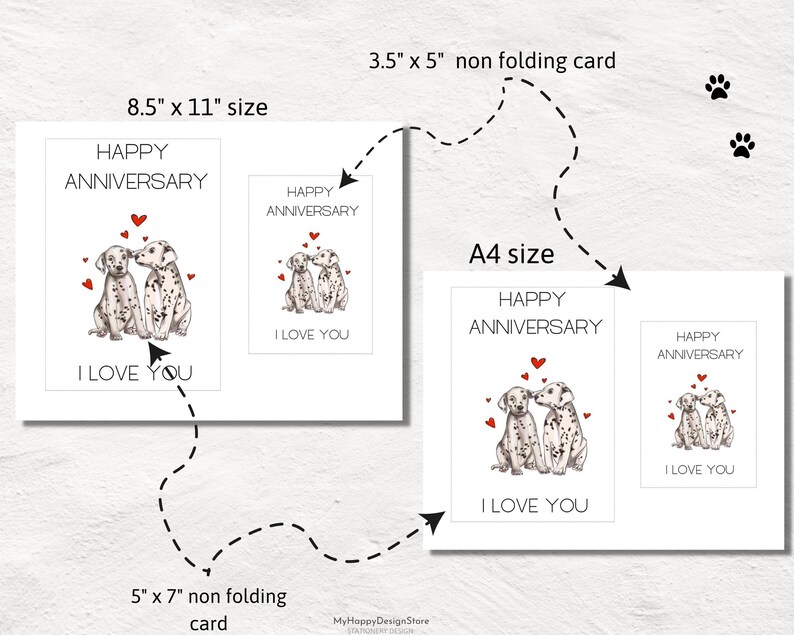 Printable Anniversary Card Funny Dog Anniversary Card for - Etsy