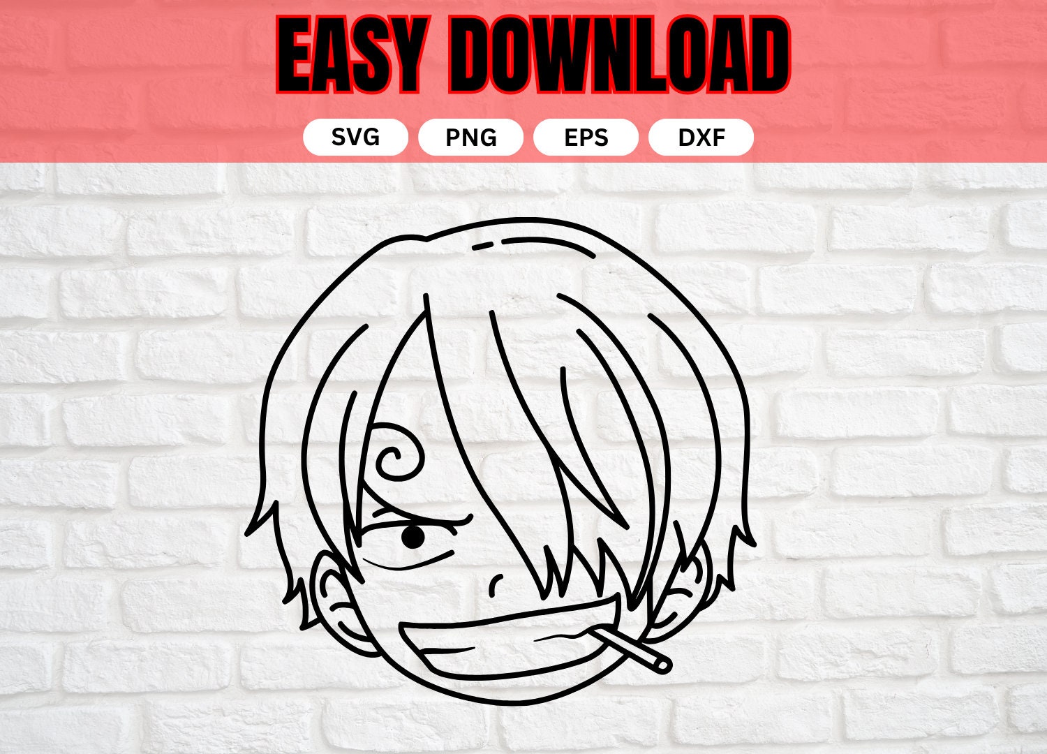 One Piece Svg, Luffy Svg, Zoro Svg, Sanji Svg, Ace Svg, One Piece Svg,  Anime Svg, png, eps, dxf digital download.