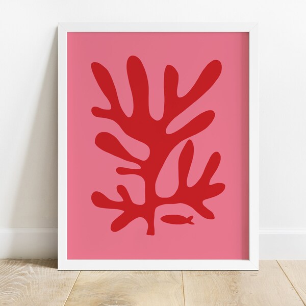 Coral Wall Art - Etsy