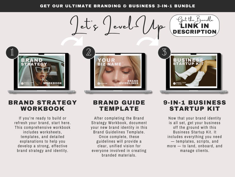 45-page Brand Guidelines Template Canva | Branding Boards for Marketing ...