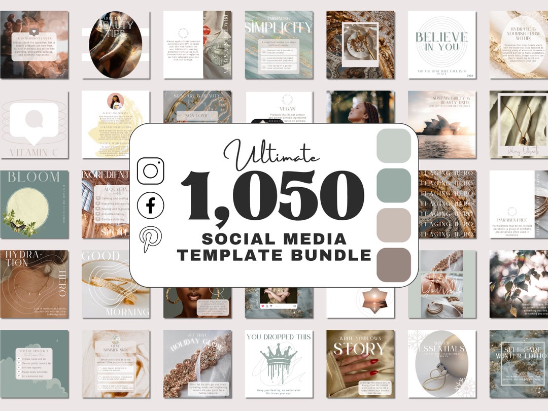 1,050 Gold Social Media Templates Retail | Luxury Instagram and Bold ...