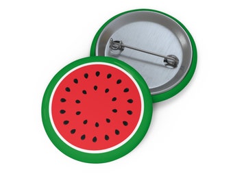 Palestine Watermelon Pin Button | Watermelon Pin Button | Palestinian Brooch Pin | Round Pin