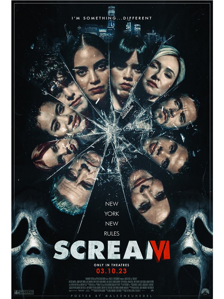 2023 Horror Movie Posters Scream 6 Poster Aesthetic New York 