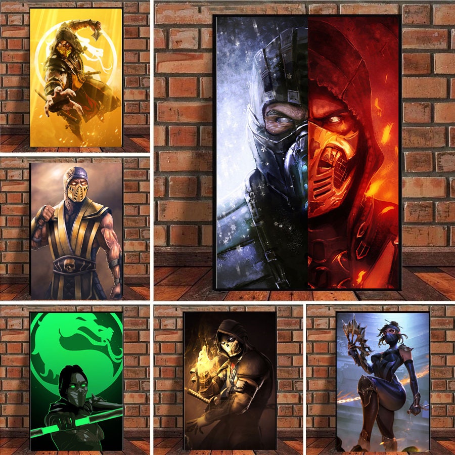 Mortal Kombat X Baraka – GL Canvas Print Art