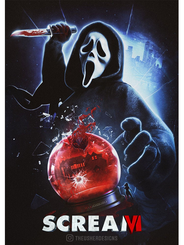2023 Horror Movie Posters Scream 6 Poster Aesthetic New York