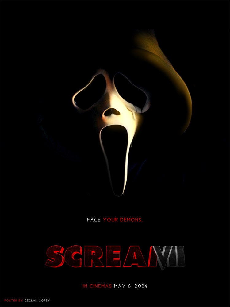 2023 Horror Movie Posters Scream 6 Poster Aesthetic New York Film