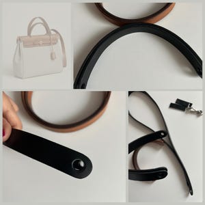 Genuine Leather Straps and Handles - Handmade Herbag 31