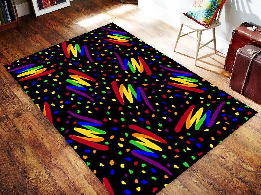 Arcade Carpet, Bowling Alley Carpet, Game Room Rug, Player Charter Rug ...