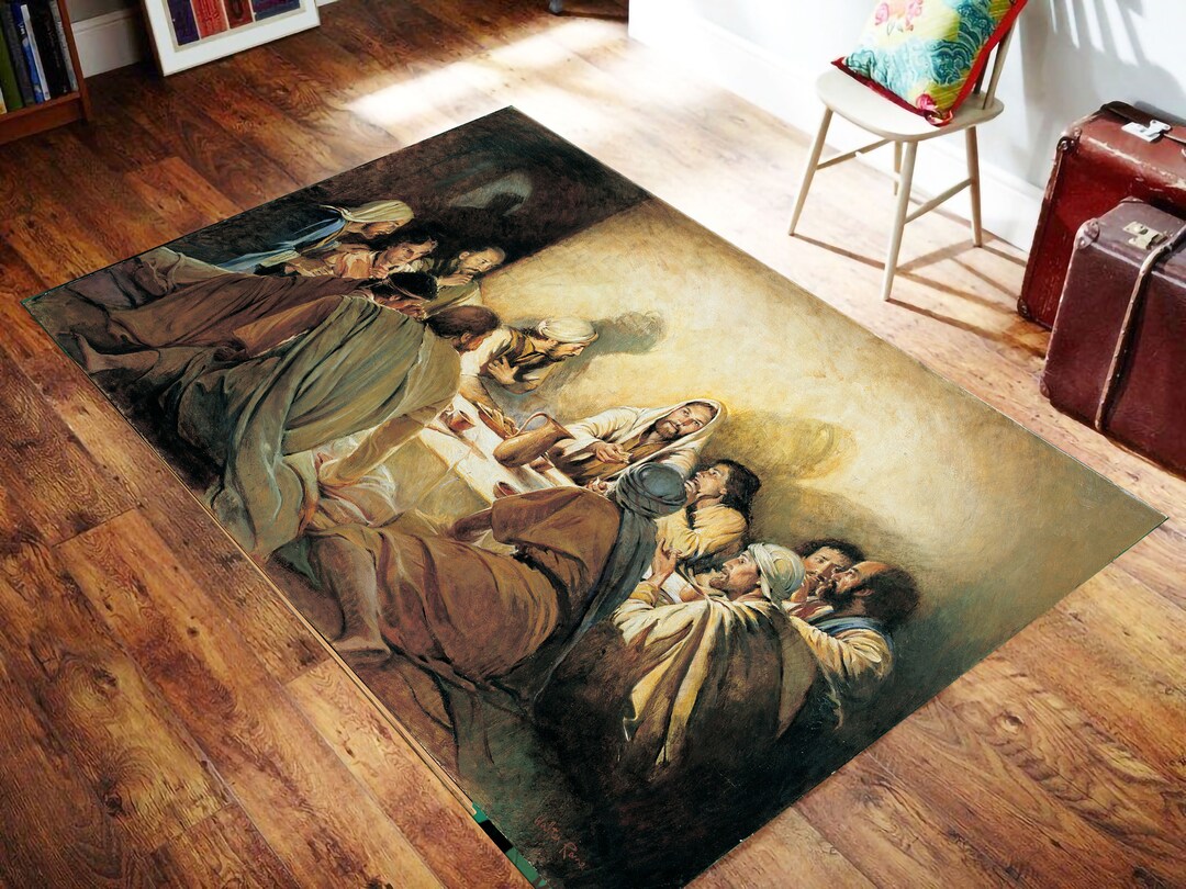 Christian Rug,jesus Rug,jesus Theme Rug,jesus Pattern Rug,religion Rug