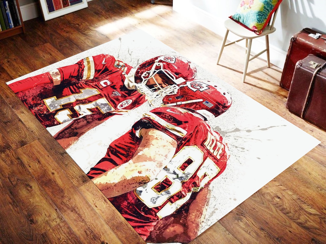 Nfl Rugsport Rugnfl Pattern Rugnfl Theme Rugrugby Etsy