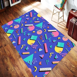 Arcade rug, arcade bar, retro rug, arcade bar rug, 80s rug, retro arcade, 80s arcade rug, bowling alley carpet, game room rug