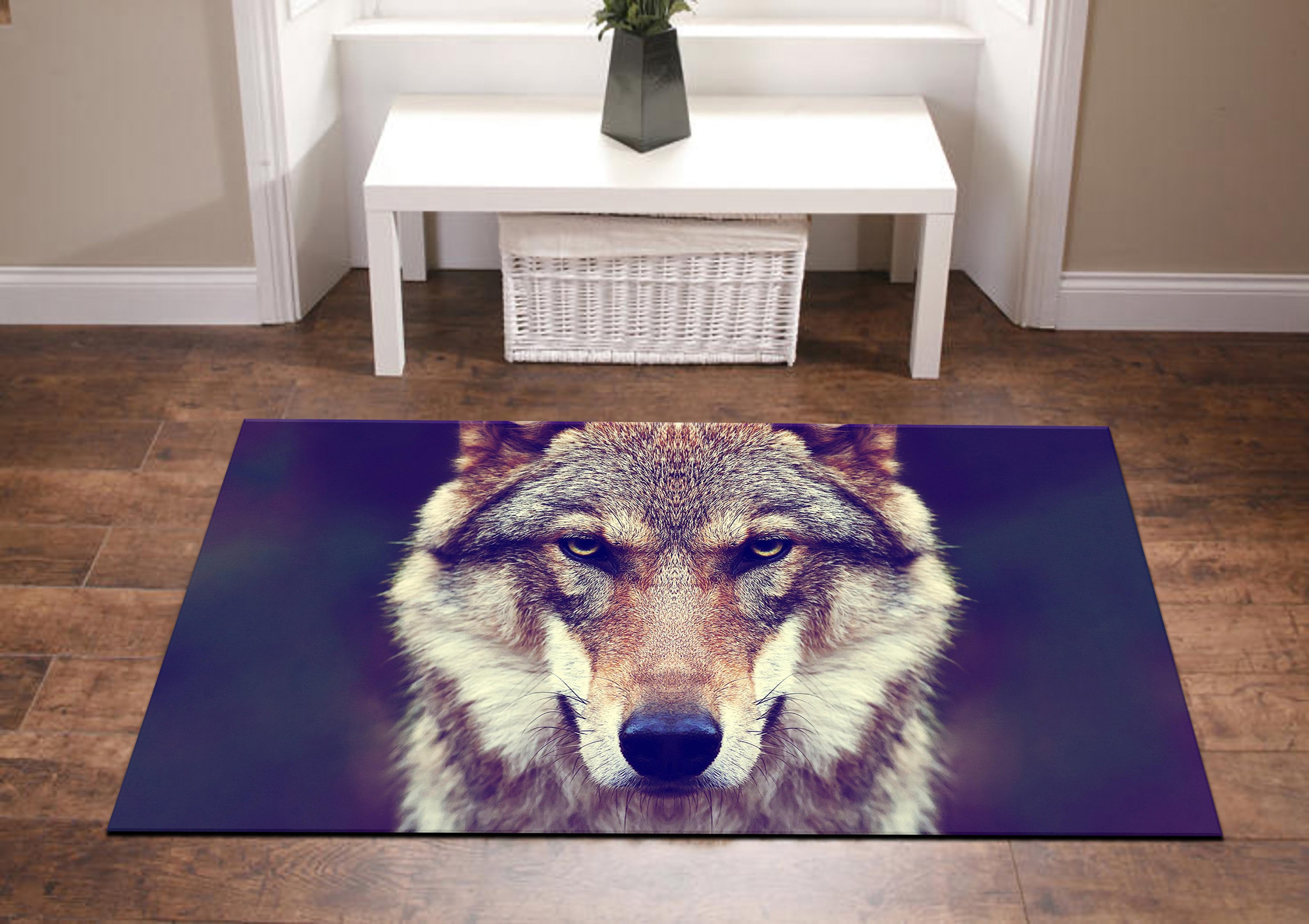 Wolf Rug,wildlife Rug,animal Rug,wolf Theme Rug,animal Pattern Rug,cute ...