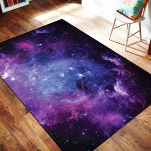 Alfombra de nebulosa, alfombra de galaxia, alfombra espacial, alfombra de estrellas, alfombra con temática de nebulosa, alfombra con diseño espacial, alfombra moderna, alfombra popular, alfombra de área, alfombra personalizada, alfombra para sala de estar