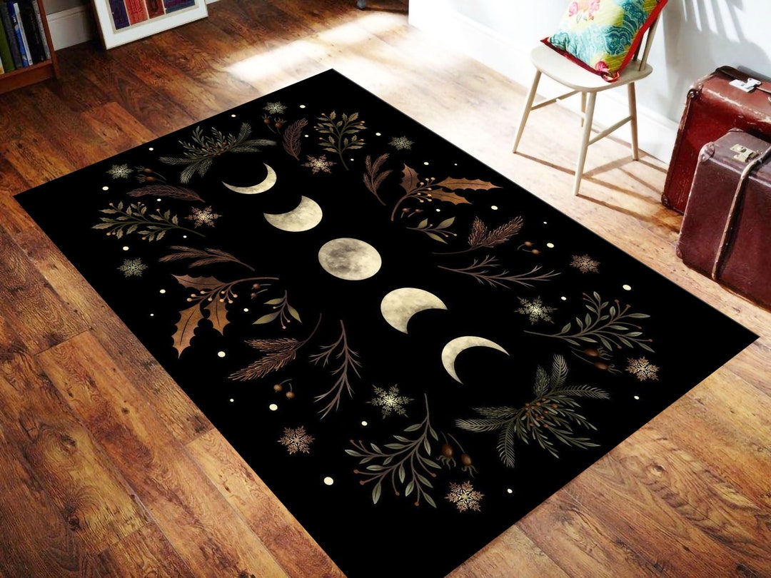 Mystic Rug,moon Rug,mystic Theme Rug,moon Pattern Rug,night Rug,night