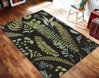 Leaf Rug,Garden Rug,Nature Rug,Jungle Rug,Nature Theme Rug,Leaf Pattern Rug,Garden Theme Rug,Popular Rug,Area Rug,Custom Rug,İconic Rug