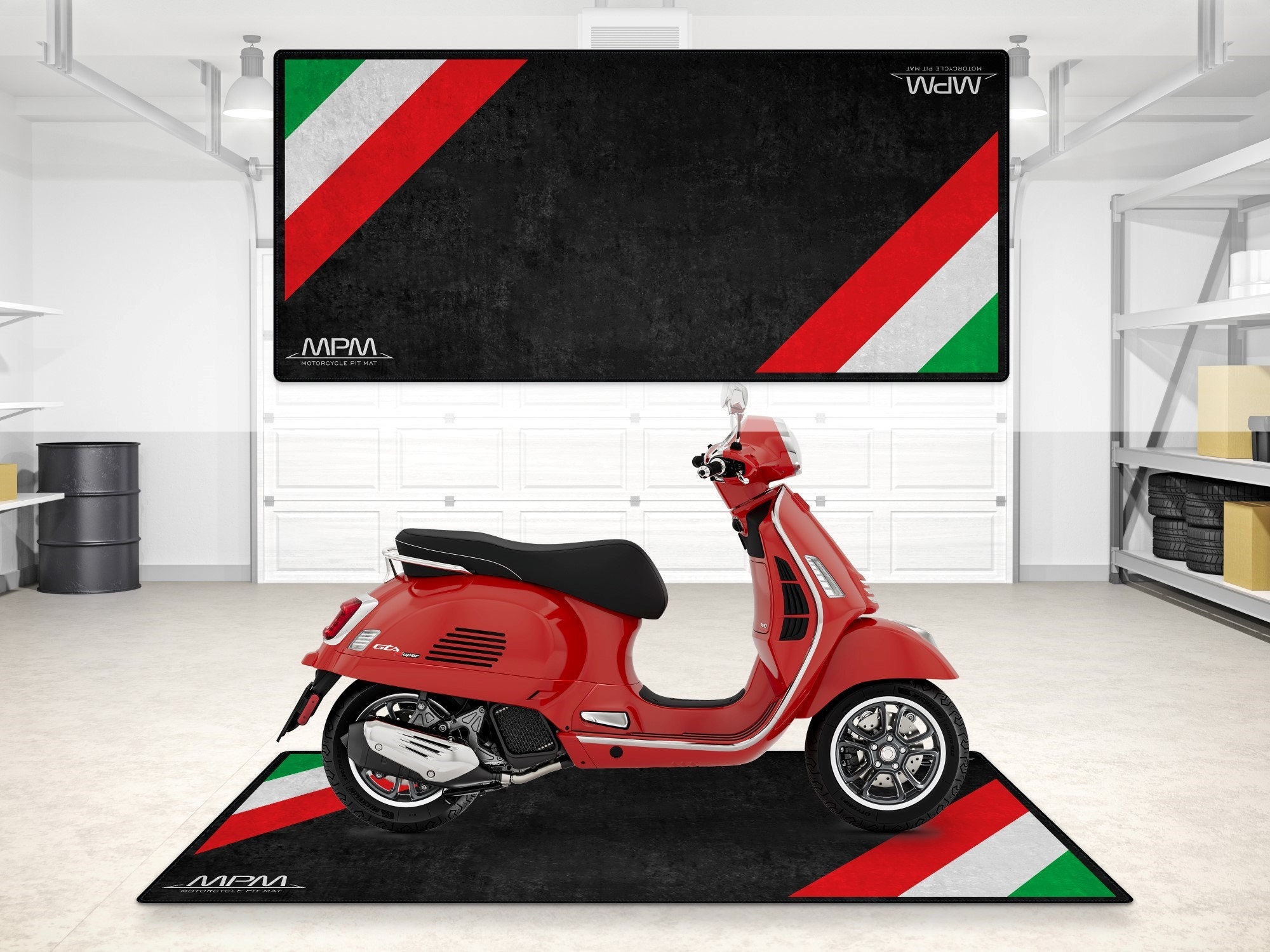  OEM ORIGINAL **BLACK** VESPA FLOOR MAT VESPA GTS