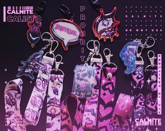 Holographic acrylic keychain & Lanyard