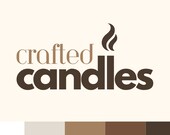 Logo Template Canva - Editable Logo Design - Small Business Logo - Logo Design Canva - Neutral Logo for Business - DIY logo - Candle Logo