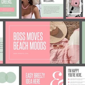 Webinar Slide Deck Templates for Coaches, Editable Canva Presentation, Course Creator, Masterclass Slides