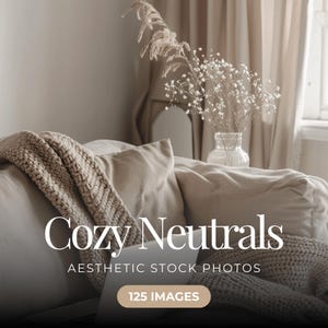 Neutrale esthetische stockfoto's – Gezellig interieur, lifestylescènes