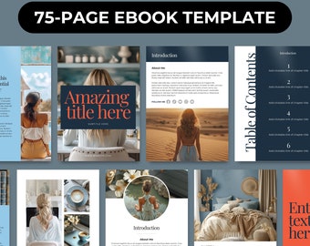 ebook Template, Editable Canva Workbook, Lead Magnet, Course Creator, Coaching Guide, Digital Download