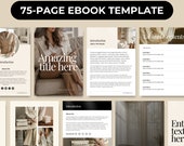 Editable 75-Page eBook Template: Canva Lead Magnet