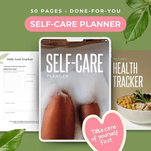 Self Care Journal, Wellness Journal, Mindfulness Journal, Daily Reflection, Gratitude, Self Love, Daily Planner, Mental Health, Mood Tracker