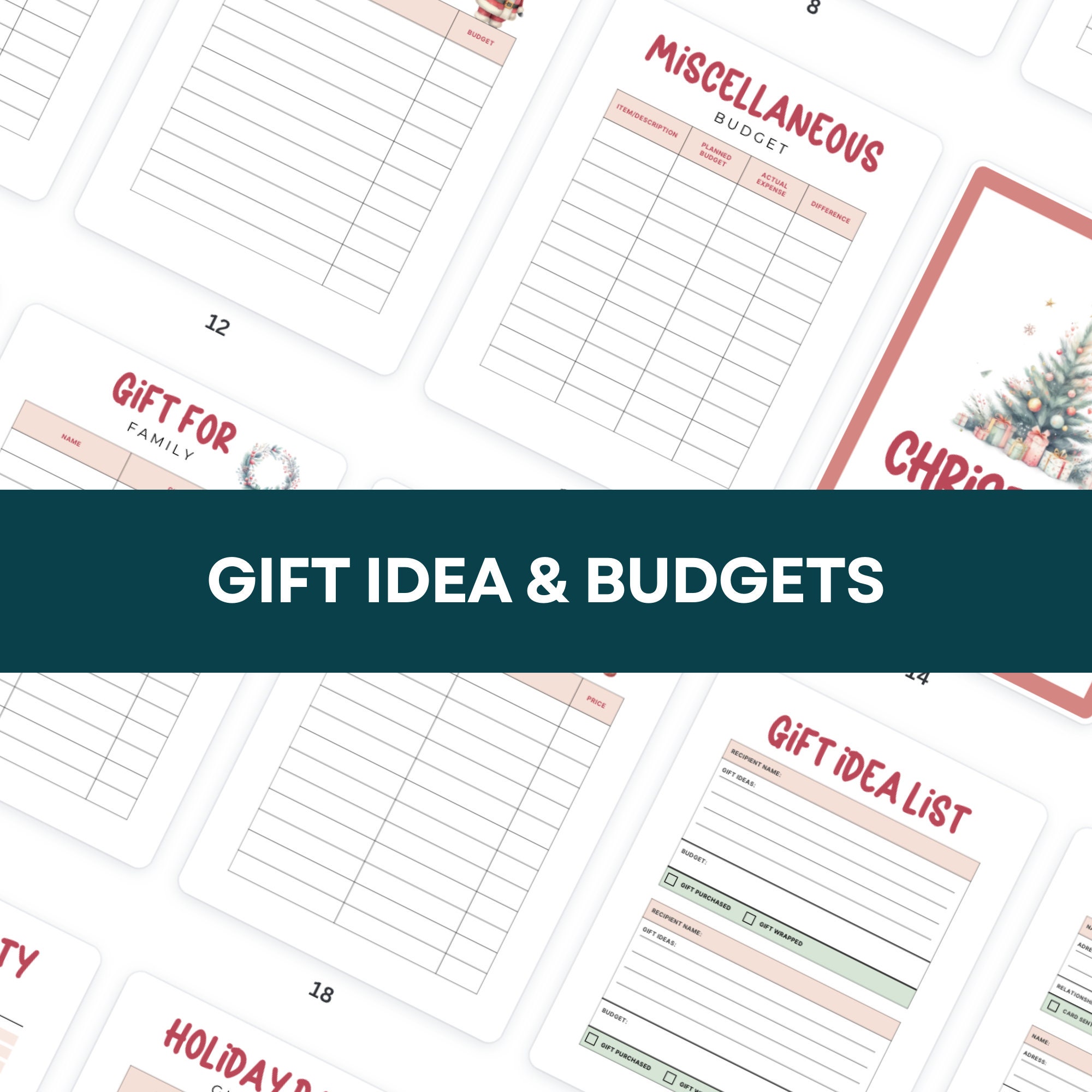 Ultimate Christmas Planner Printable | 80-page Holiday Organizer ...