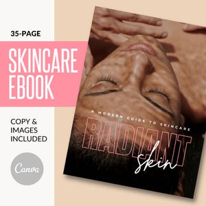 Skincare Coach Ebook, Canva Template, Lead Magnet, Skincare Guide, Skincare Journal, Esthetician Resources, Skincare Planner, Beauty Busines