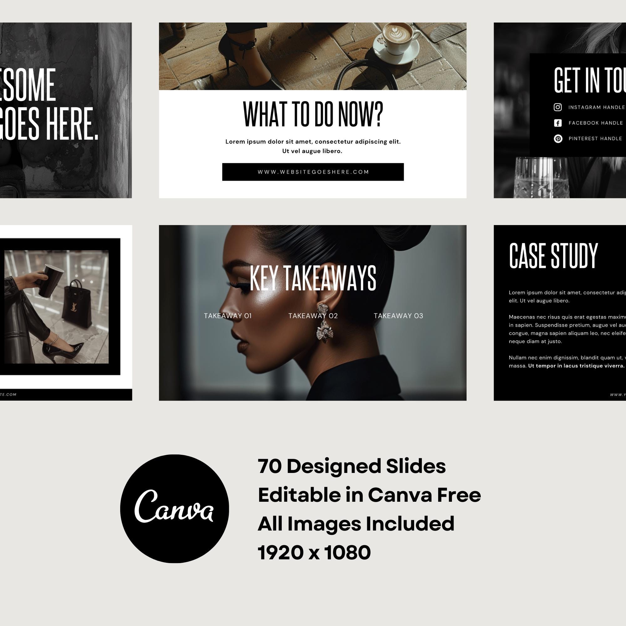 Canva Luxury Presentation Template, Luxury Slide Deck, Modern Slides ...