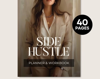 Kit para emprendimientos secundarios: Planificador de negocios definitivo, plantillas digitales, guía para emprendedores, cuaderno de trabajo para emprendedores y herramientas MRR