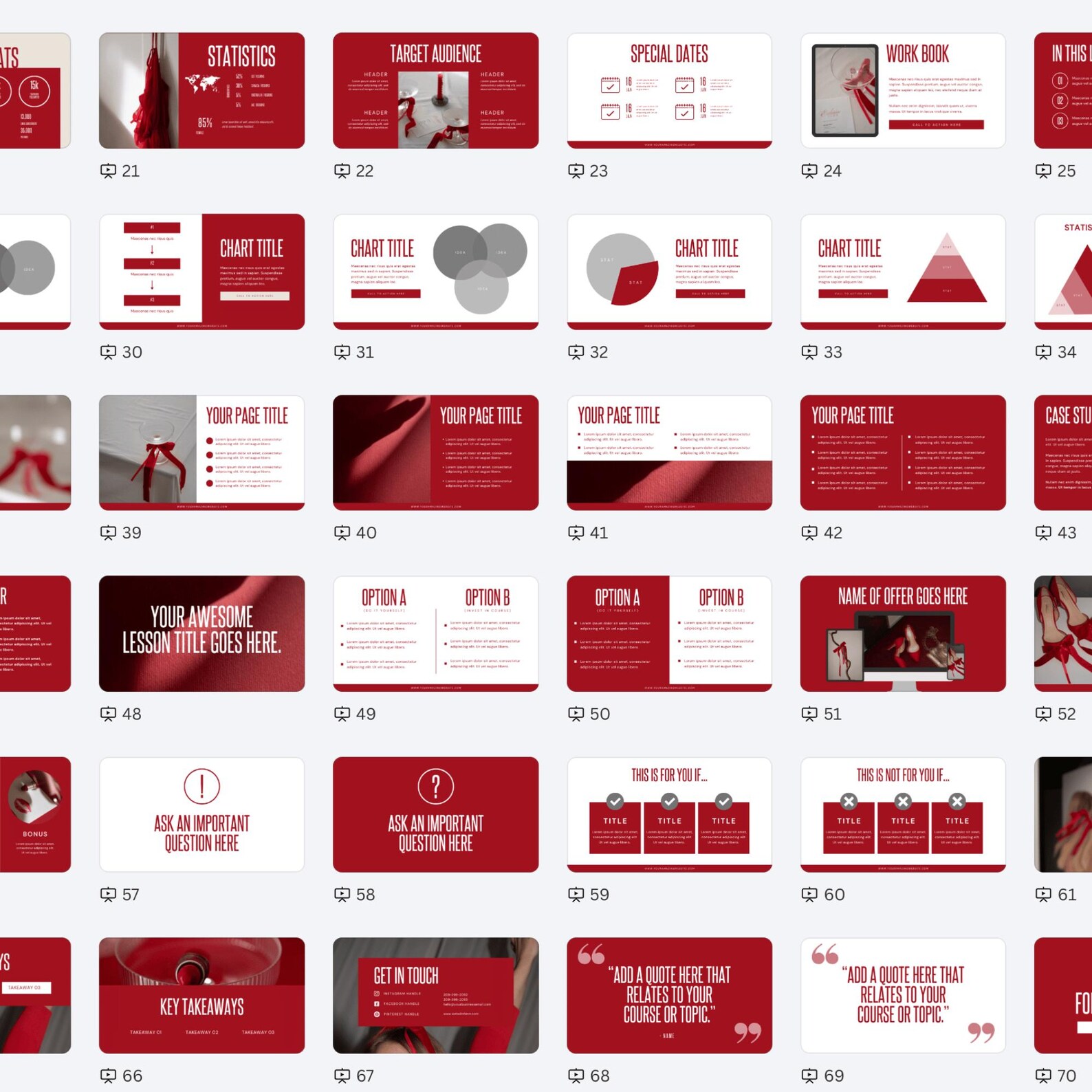 Slide Deck Canva for Luxury Webinar Course Creators - Editable ...